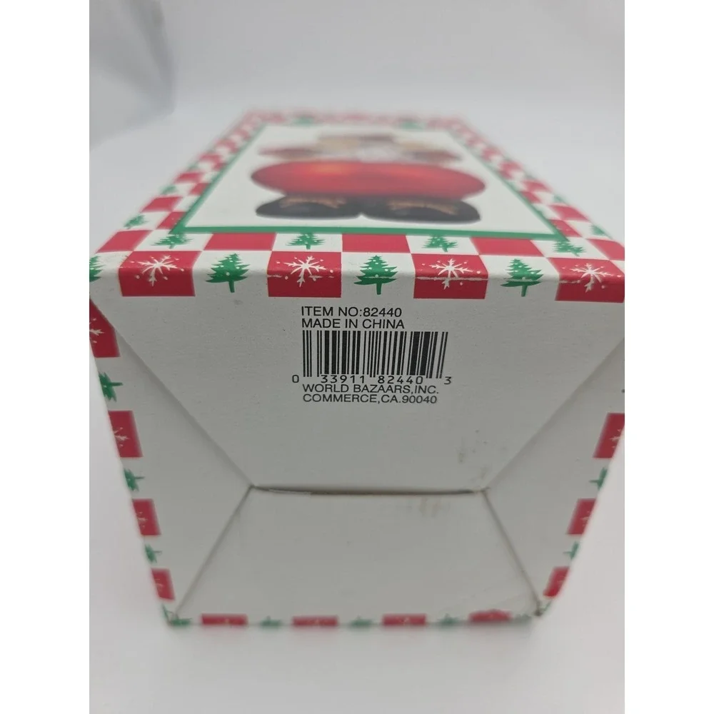 Holiday collection SANTA CLAUS PLAYING Flute Item# 82440 With BOX
